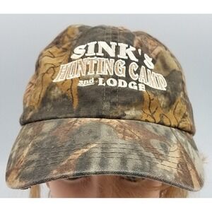 Sink's Hunting‎ Camp  and Lodge Camouflage Baseball Hat Realtree